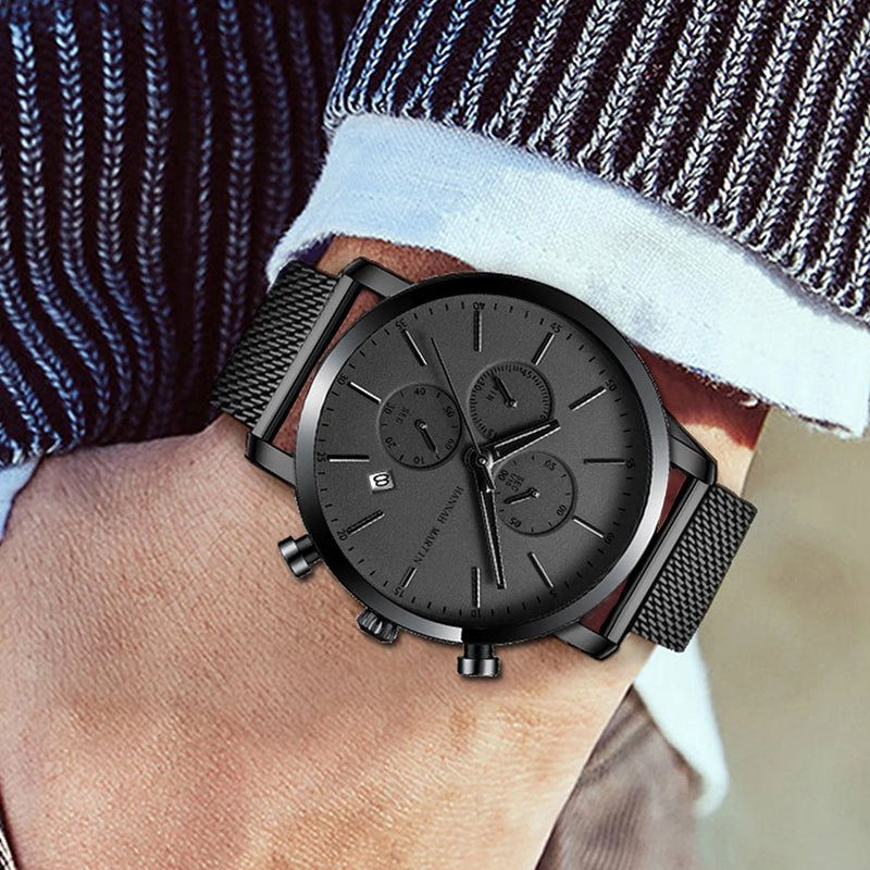 Relógio Hannah Martin – Masculino, Resistência e Estilo.
