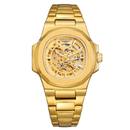 Relógio automático LONGLUX, pulseira de aço inoxidável, masculino. Compre 1 leve 2