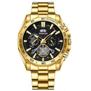 Relógio Masculino Binbond Luxo – Tourbillon Decorativo, Aço Inoxidável, Ponteiros Luminosos e Resistente à Água.