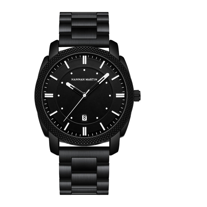 Relógio Masculino Luxo – Aço Inoxidável, Estilo Executivo, À Prova d’Água, Quartzo de Alta Precisão, Design Moderno.